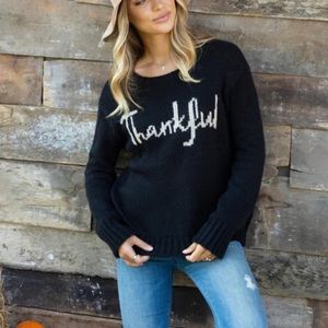 Wooden Ships Thanksgiving sweater! So cute for the holidays! Size M/L